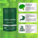 OEM Factory Dietary Green Gummies Blends Support Daily Supplement for Immunity Support