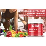 OEM Private Label Vegan and Non -GMO Apple Cider Vinegar Gummies AVC Gummies Without Sugar
