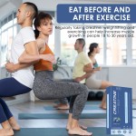 Aeglewell Creatine Jelly for Muscle Fast Recovery Creatine Monohydrate Jelly Blueberry Flavoured Building Supplements