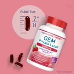 OEM Private Lbel Cranberry Urinary Tract Health Supplement Cranberry Pills Vitamin Softgels