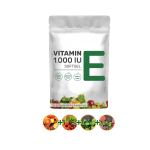 OEM Pure Vitamin E 1000 IU 240 Softgels Oil Pills Antioxidant Supplements for Skin Face Immune Health