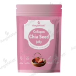 Collagen Jelly with Chia Seed  Stick Vegan Collagen Hair Skin Nails Beauty Bone Vitamins Minerals Antioxidants for Men & Women