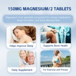 OEM Private Label Triple Complex Magnesium High Magnesium Content 90 Tablets Improve Sleep and Bone