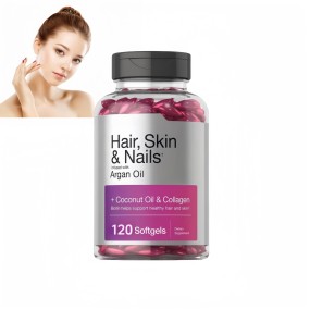 OEM Softgel Supplements Vitamin Oil Vitamins Growth Supplement Capsule Hair and Nails Vitamins Capsules