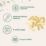 OEM Pure Vitamin E 1000 IU 240 Softgels Oil Pills Antioxidant Supplements for Skin Face Immune Health