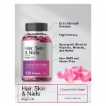 OEM Softgel Supplements Vitamin Oil Vitamins Growth Supplement Capsule Hair and Nails Vitamins Capsules