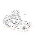 Baby Fitness Manufacturer - Pedal Piano Light Music Game Blanket