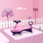 Wiggle Car Factory - Swing Slide Mute Wheels Balance