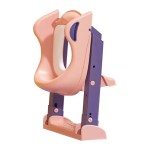 Potty Chair Manufacturer - Stair-Style Adjustable Handles Training