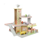 Wooden Park Toy Factory - Simulation Gas Station Car Track