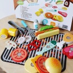 Kitchen Toy Manufacturer - Wooden Salad Barbecue Play House