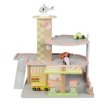 Wooden Park Toy Factory - Simulation Gas Station Car Track