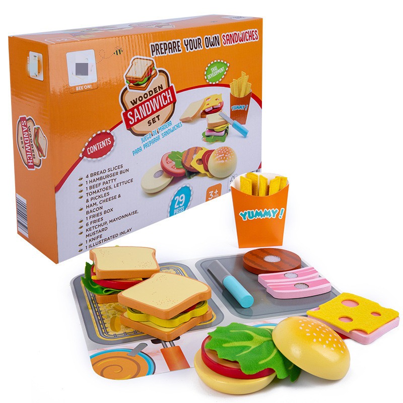 Kitchen Toy Manufacturer - Wooden Salad Barbecue Play House