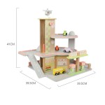 Wooden Park Toy Factory - Simulation Gas Station Car Track