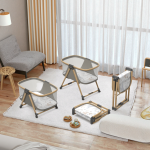 Baby Crib Manufacturer - Adjustable Height Wheels Breathable Bassinet