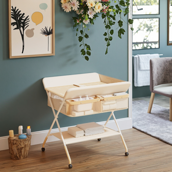 Baby Changing Table Factory - Foldable Bath Function ASTM Certified