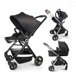 Baby Travel System Factory - Luxury 3-in-1 Foldable Bassinet Combos
