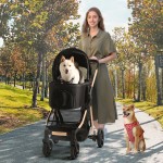Pet Stroller Manufacturer - One-Hand Folding Storage Basket