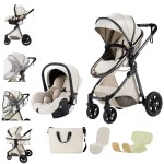 Baby Stroller Manufacturer - 3 in 1 Multifunctional 4 Wheel