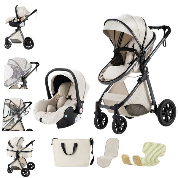 Baby Stroller Manufacturer - 3 in 1 Multifunctional 4 Wheel