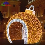 Christmas Ball Light Factory - Large Arch Outdoor Waterproof 3D