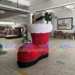 Santa Boot Light Factory - 3D LED Christmas Santa Waterproof