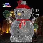 Snowman Light Manufacturer - Commercial Outdoor Giant 3D LED