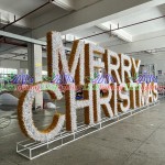Christmas Light Manufacturer - Large Outdoor Giant Lighting Letter