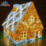 Candy House Light Manufacturer - Large 3D Sculpture Lighting Outdoor