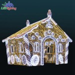 Candy House Light Manufacturer - Large 3D Sculpture Lighting Outdoor