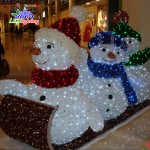 Snowman Light Manufacturer - Hot Sale Handmade Custom 3D LED