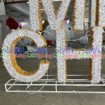 Christmas Light Manufacturer - Large Outdoor Giant Lighting Letter