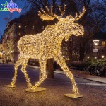 Reindeer Sculpture Manufacturer - Elegant Warm White IP65 Waterproof