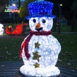 Snowman Light Manufacturer - Hot Sale Handmade Custom 3D LED