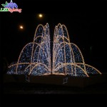 Fountain Light Factory - LED Christmas 3d Motif Fountain