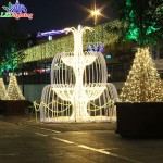Fountain Light Factory - LED Christmas 3d Motif Fountain