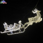 Christmas Horse Light Factory - LED Horse With Sleigh Set