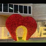 Street Decoration Manufacturer - Event Solution 3d Red Golden Wedding