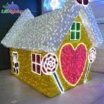 Candy House Light Manufacturer - Large 3D Sculpture Lighting Outdoor