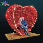 LED Arch Light Manufacturer - Outdoor Waterproof 3d Heart Shaped