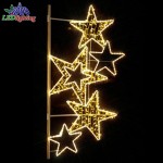 Pole Motif Light Manufacturer - Commercial Grade 2D Iron Frame