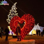 LED Heart Light Manufacturer - Luxury LED Valentine's Garden Wedding