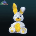 Easter Bunny Light Manufacturer - 3D Rabbit Figure Outdoor Holiday