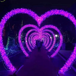 LED Arch Light Manufacturer - Outdoor Waterproof 3d Heart Shaped