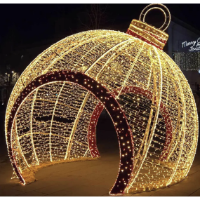 Christmas Ball Light Factory - Large Arch Outdoor Waterproof 3D