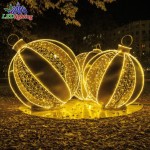 Christmas Ornament Factory - Wholesale 3D LED Ball Hotel Plaza