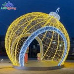 Christmas Ball Light Factory - Large Arch Outdoor Waterproof 3D