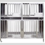 Dog Cage Manufacturer - 2 Layer Stainless Steel Carrier