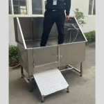 Pet Bath Tub Manufacturer - Large Stainless Steel Grooming