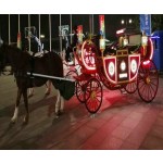 Horse Carriage Manufacturer - Black Wedding Vehicle Cart